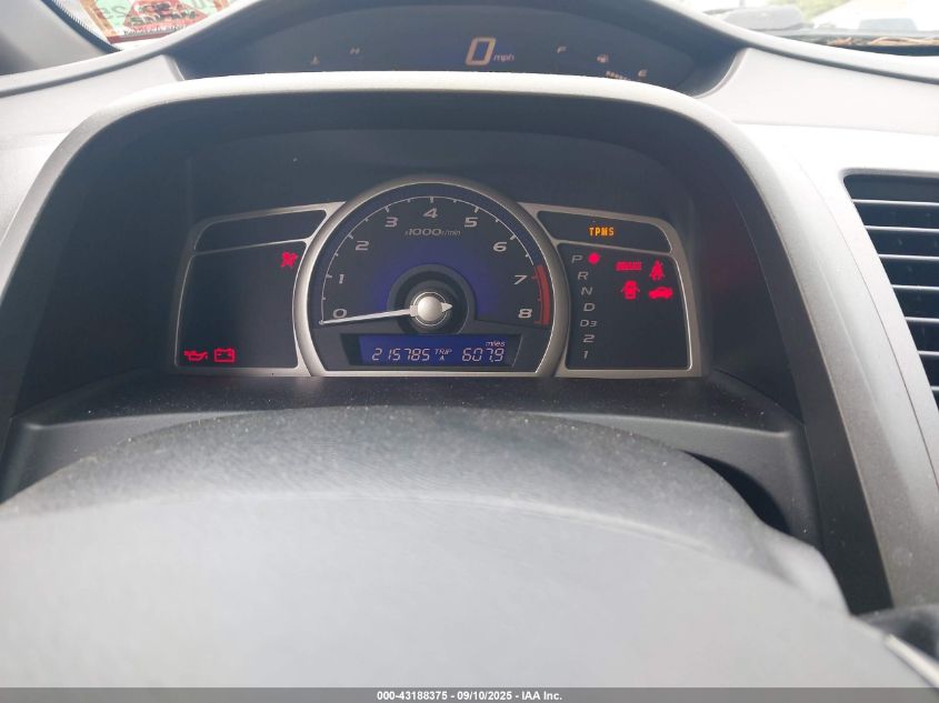 2009 Honda Civic Lx VIN: 2HGFA16589H359588 Lot: 43188375