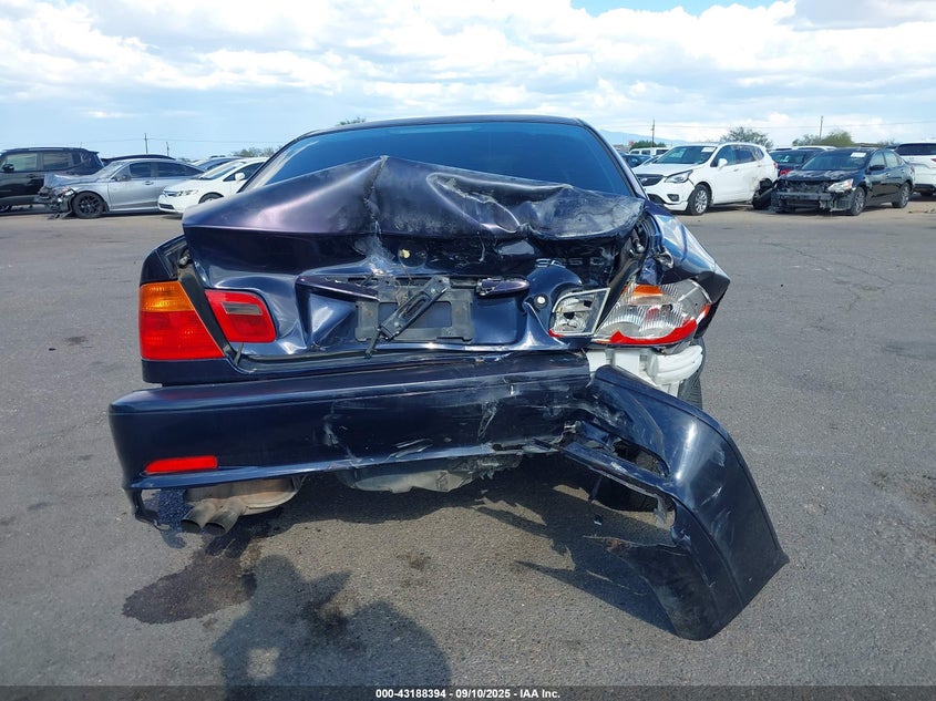 2002 BMW 325Ci VIN: WBABN33472JW53509 Lot: 43188394