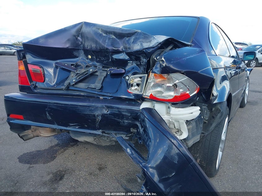 2002 BMW 325Ci VIN: WBABN33472JW53509 Lot: 43188394