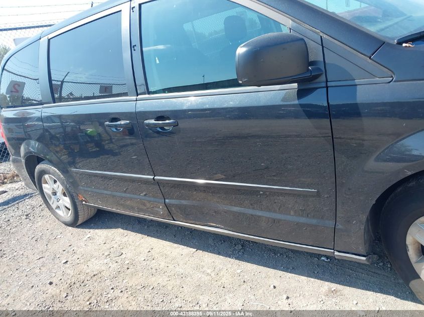 2012 Dodge Grand Caravan Se/Avp VIN: 2C4RDGBG6CR360477 Lot: 43188395