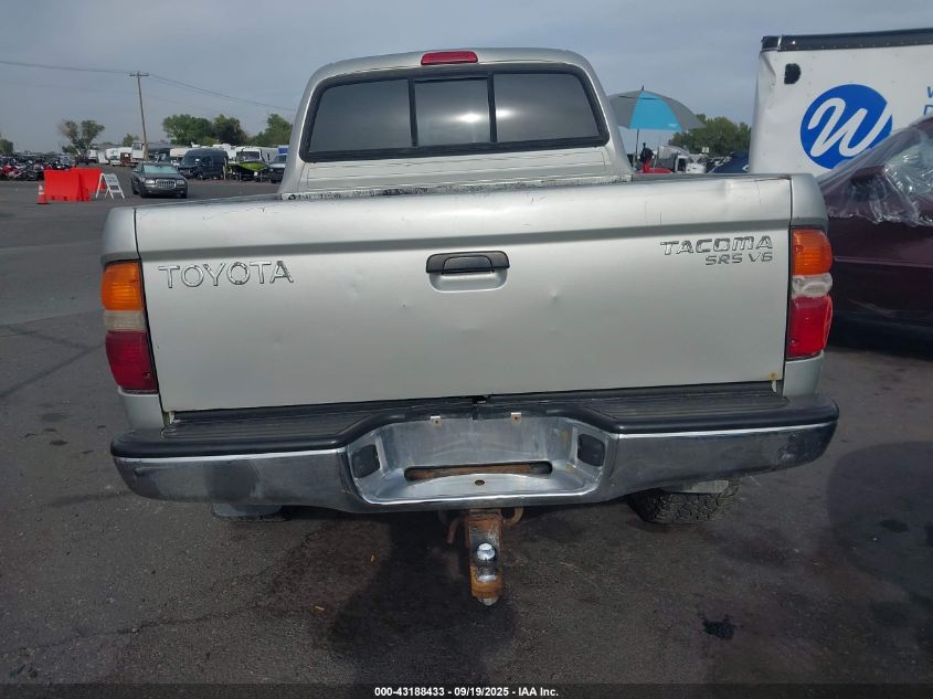 2001 Toyota Tacoma Double Cab VIN: 5TEHN72N21Z815856 Lot: 43188433