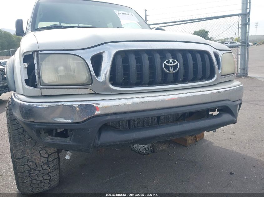 2001 Toyota Tacoma Double Cab VIN: 5TEHN72N21Z815856 Lot: 43188433