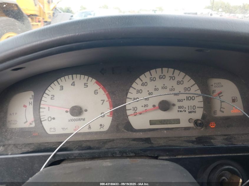 2001 Toyota Tacoma Double Cab VIN: 5TEHN72N21Z815856 Lot: 43188433