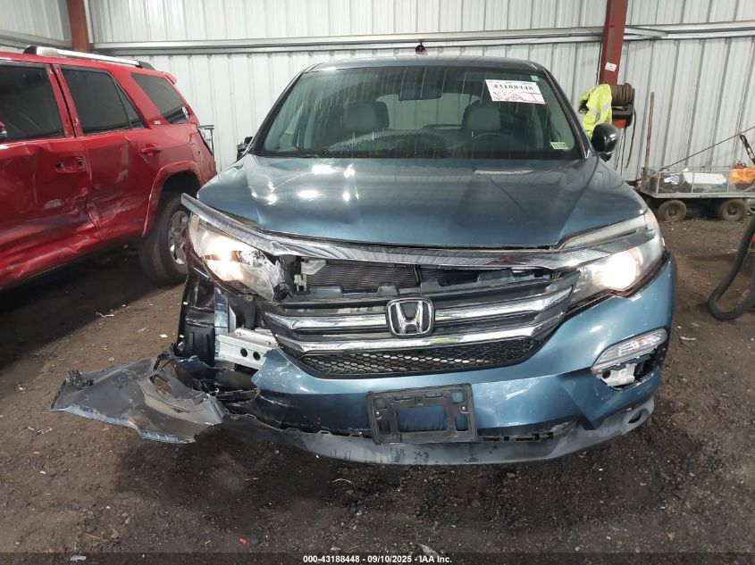 2018 Honda Pilot Lx VIN: 5FNYF5H15JB028519 Lot: 43188448