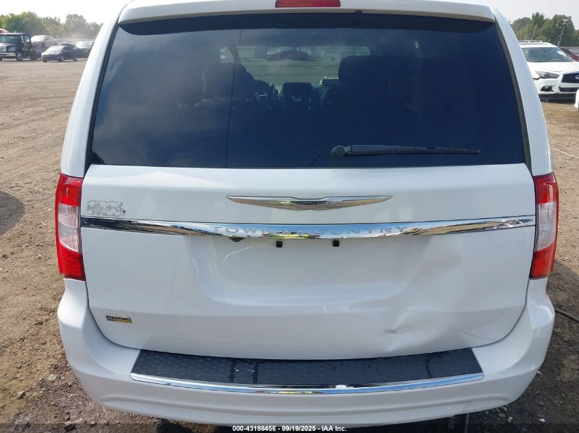 2016 Chrysler Town & Country Touring VIN: 2C4RC1BG2GR299487 Lot: 43188456