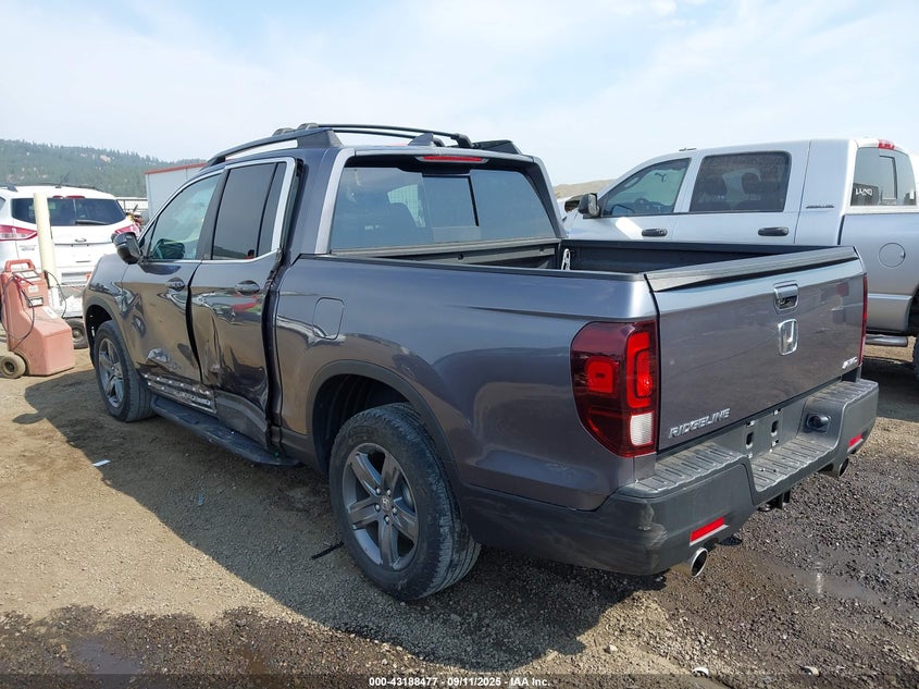 2021 HONDA RIDGELINE AWD RTL - 5FPYK3F52MB027569