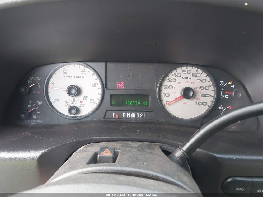 2005 Ford F-250 Lariat/Xl/Xlt VIN: 1FTSW21P05EB22026 Lot: 43188541