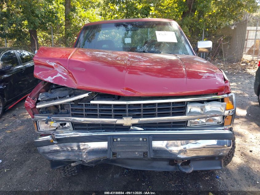 1992 Chevrolet Gmt-400 K1500 VIN: 2GCEK19K8N1132753 Lot: 43188554