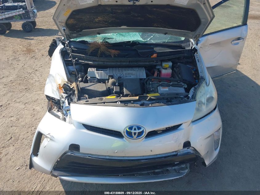 2012 Toyota Prius Two VIN: JTDKN3DUXC5525311 Lot: 43188609