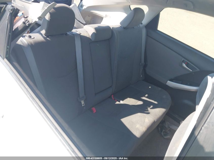 2012 Toyota Prius Two VIN: JTDKN3DUXC5525311 Lot: 43188609