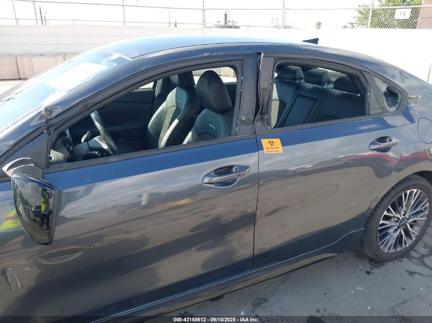 2022 Kia Forte Gt-Line VIN: 3KPF54AD5NE496139 Lot: 43188612