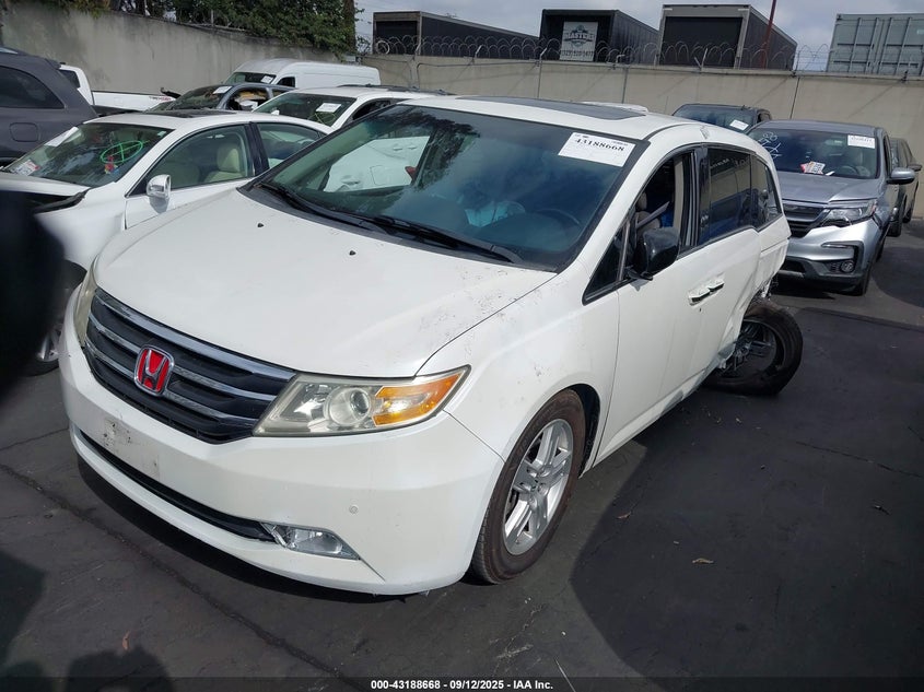 Vin: 5fnrl5h99cb057897, lot: 43683084, honda odyssey touring/touring elite 20122
