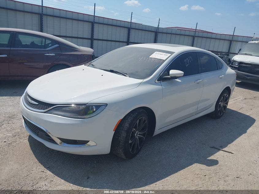 Vin: 1c3ccccg3gn185256, lot: 43683125, chrysler 200 c 20162