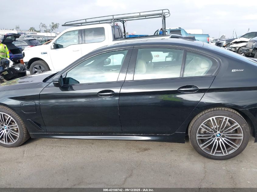2019 BMW 530E Iperformance VIN: WBAJA9C51KB392505 Lot: 43188742