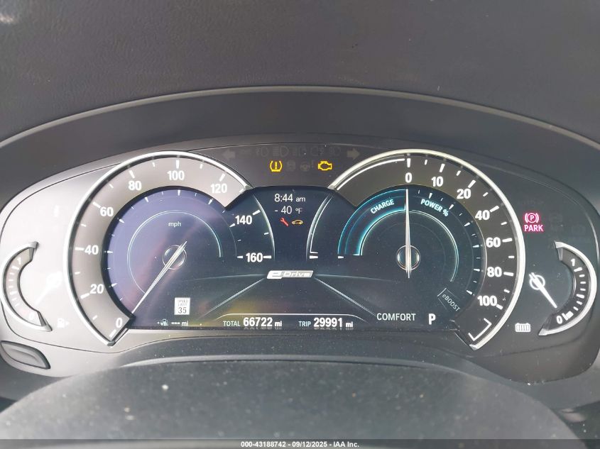 2019 BMW 530E Iperformance VIN: WBAJA9C51KB392505 Lot: 43188742