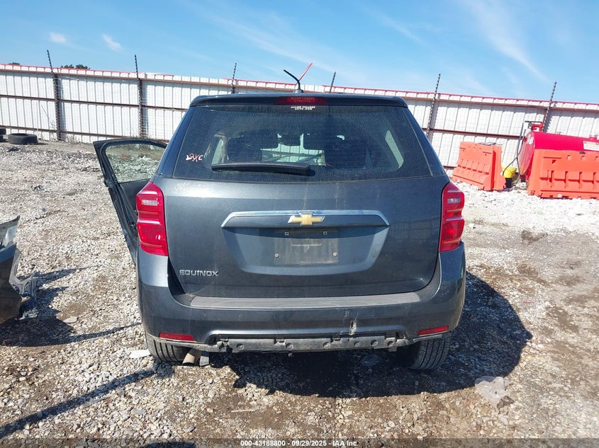 2017 Chevrolet Equinox Ls VIN: 2GNALBEK6H1509051 Lot: 43188800