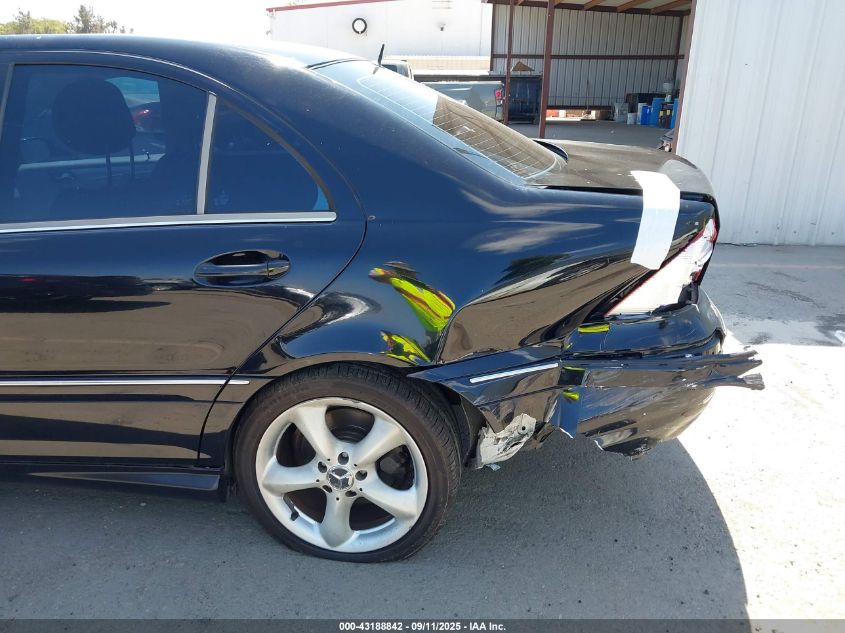 2006 Mercedes-Benz C 230 Sport VIN: WDBRF52H16A819039 Lot: 43188842