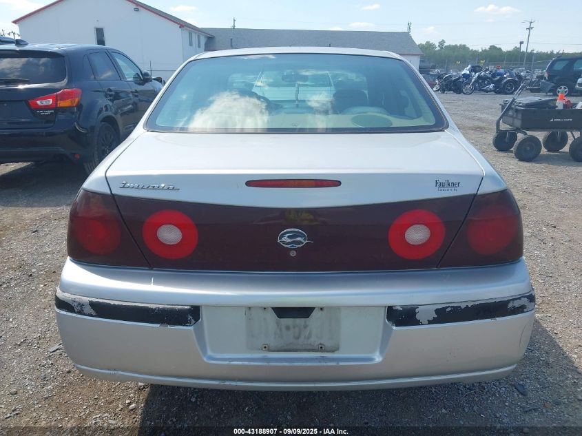 2003 Chevrolet Impala VIN: 2G1WF52E239274964 Lot: 43188907