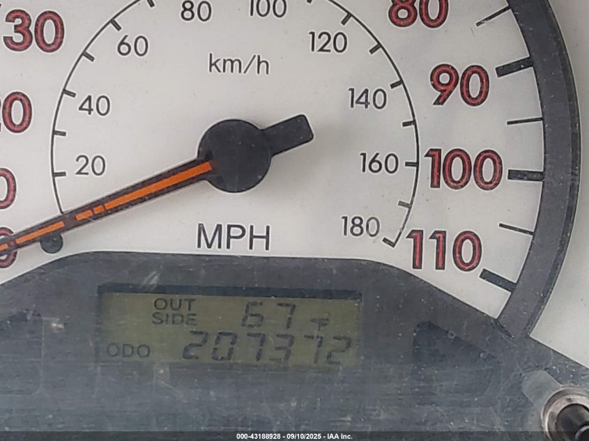 2003 Toyota Corolla S VIN: 2T1BR38E03C091023 Lot: 43188928