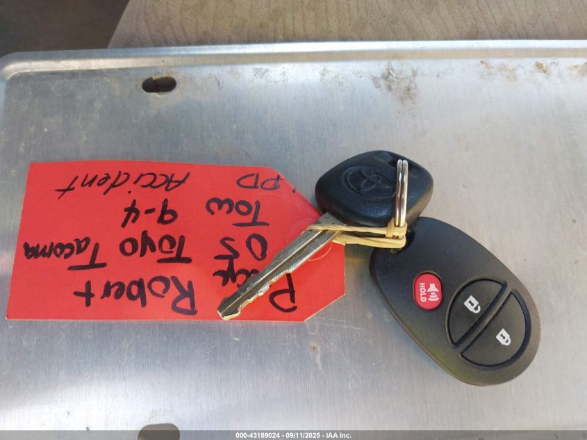 2005 Toyota Tacoma Dbl Cab Prerunner Lng Bed VIN: 5TEKU72N85Z039862 Lot: 43189024