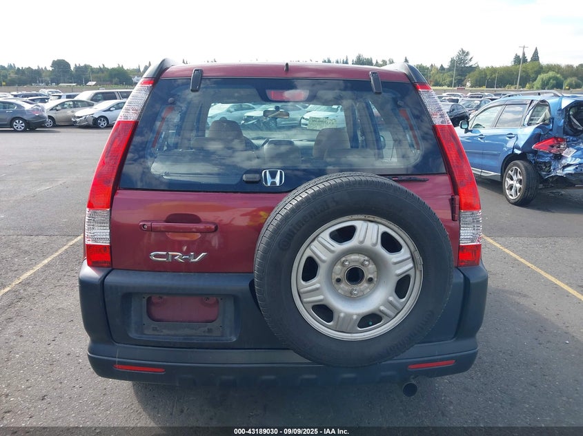 2005 Honda Cr-V Lx VIN: JHLRD68575C000259 Lot: 43189030