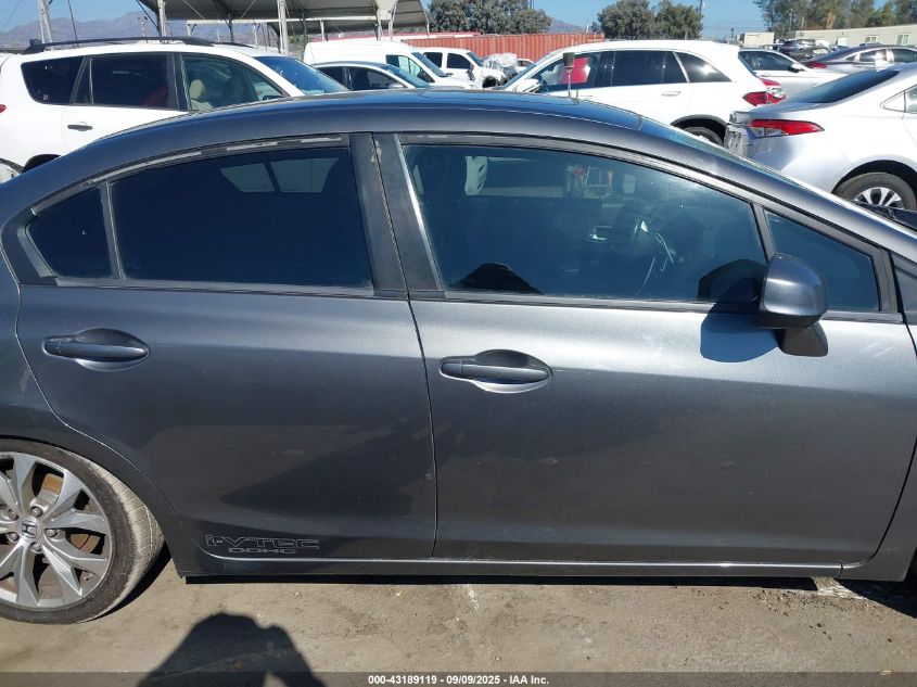 2012 Honda Civic Si VIN: 2HGFB6E54CH701024 Lot: 43189119