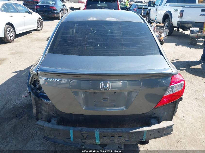 2012 Honda Civic Si VIN: 2HGFB6E54CH701024 Lot: 43189119