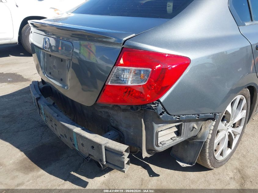 2012 Honda Civic Si VIN: 2HGFB6E54CH701024 Lot: 43189119