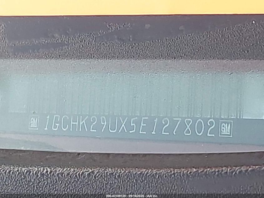 2005 Chevrolet Silverado 2500Hd Ls VIN: 1GCHK29UX5E127802 Lot: 43189129