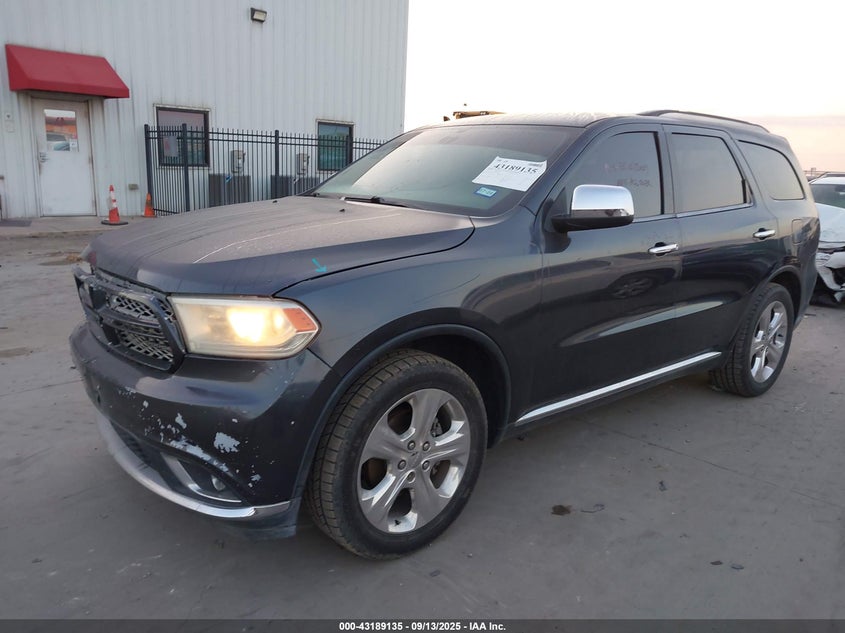 2015 DODGE DURANGO SXT - 1C4RDHAG6FC127686