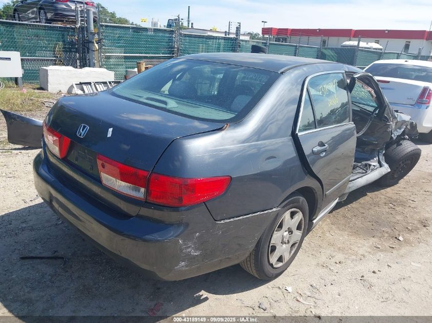 2005 Honda Accord 2.4 Lx VIN: 1HGCM56405A187820 Lot: 43189149