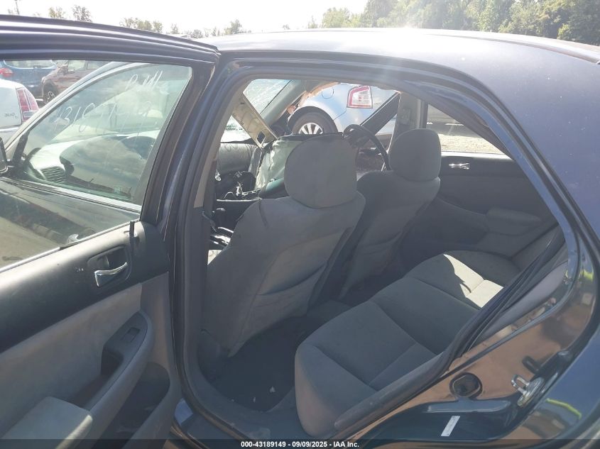 2005 Honda Accord 2.4 Lx VIN: 1HGCM56405A187820 Lot: 43189149