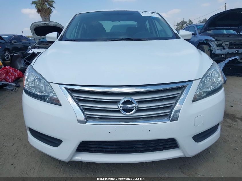 2015 Nissan Sentra S VIN: 3N1AB7AP2FY321476 Lot: 43189163