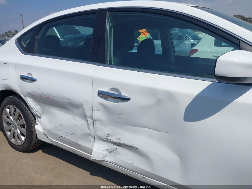 2015 Nissan Sentra S VIN: 3N1AB7AP2FY321476 Lot: 43189163