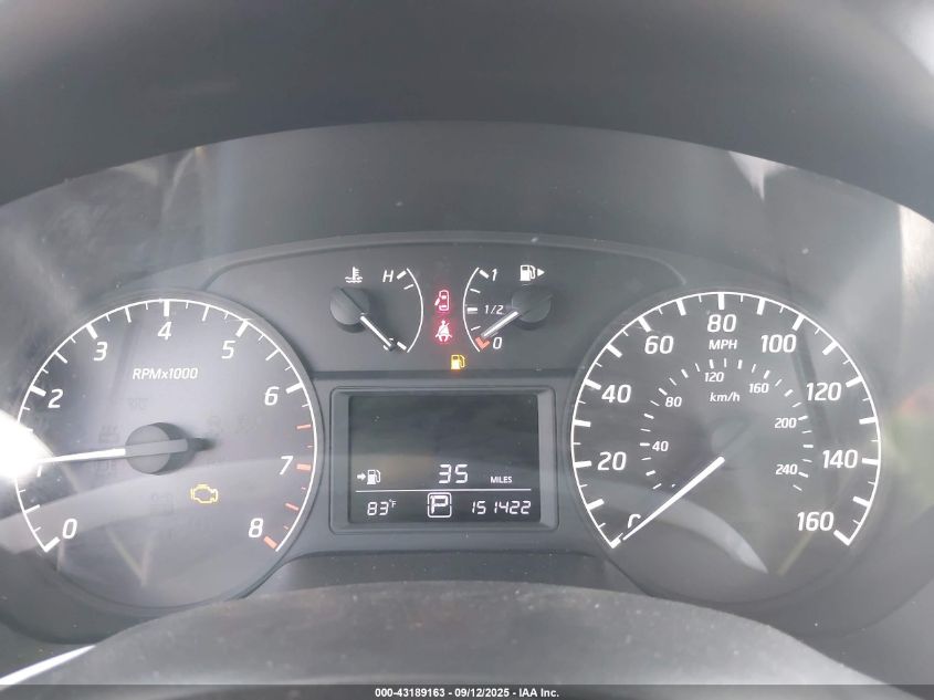 2015 Nissan Sentra S VIN: 3N1AB7AP2FY321476 Lot: 43189163