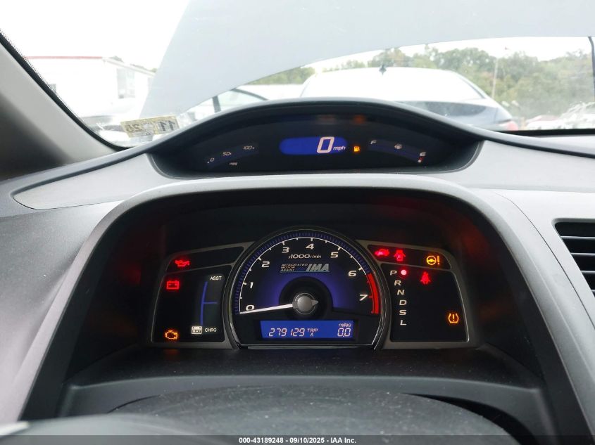 2010 Honda Civic Hybrid VIN: JHMFA3F2XAS007169 Lot: 43189248