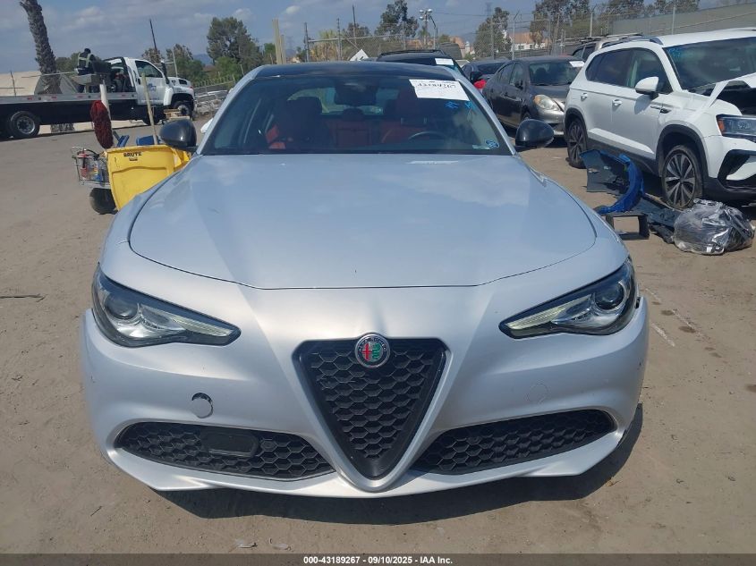 2021 Alfa Romeo Giulia Rwd VIN: ZARFAMAN6M7647367 Lot: 43189267