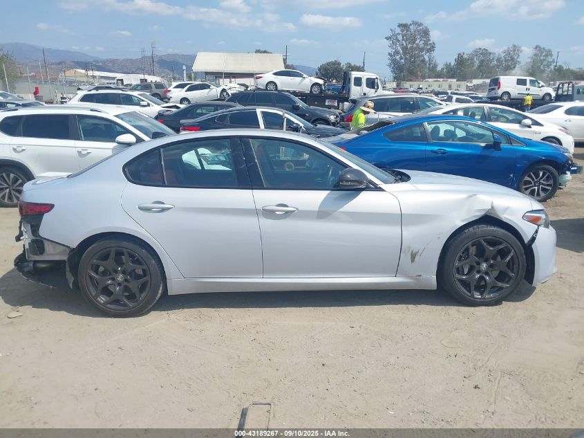 2021 Alfa Romeo Giulia Rwd VIN: ZARFAMAN6M7647367 Lot: 43189267