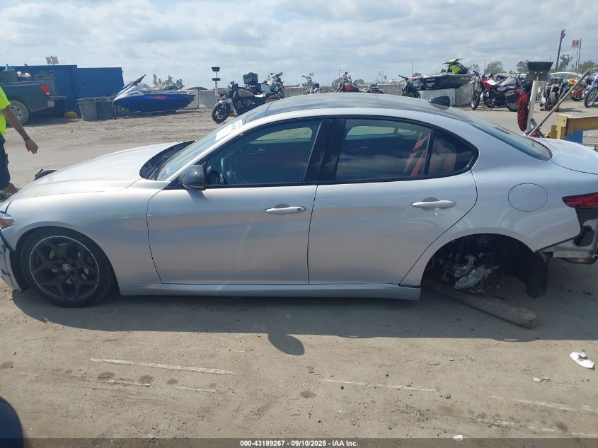 2021 Alfa Romeo Giulia Rwd VIN: ZARFAMAN6M7647367 Lot: 43189267