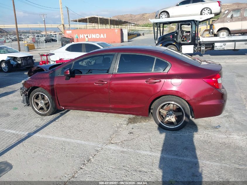 2012 Honda Civic Lx VIN: 2HGFB2F57CH562210 Lot: 43189281