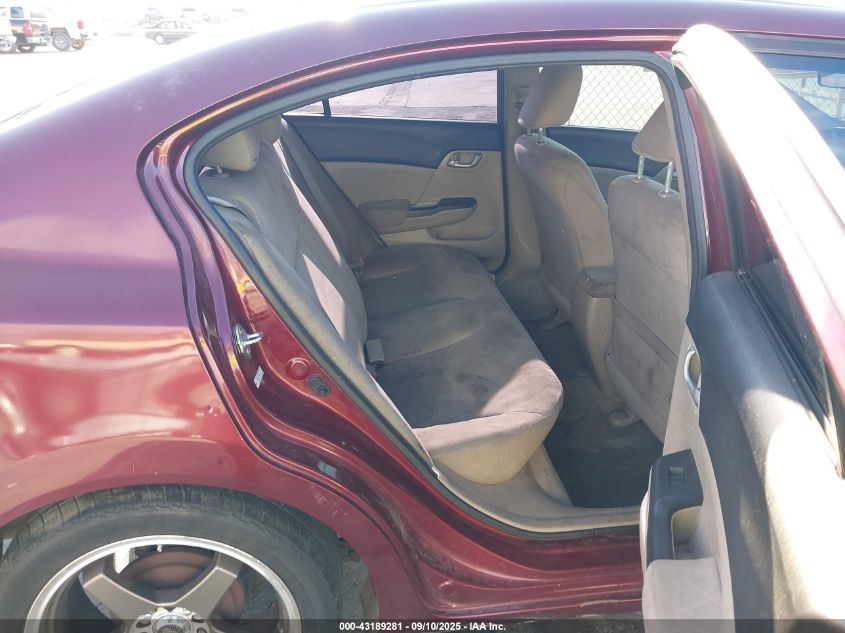 2012 Honda Civic Lx VIN: 2HGFB2F57CH562210 Lot: 43189281