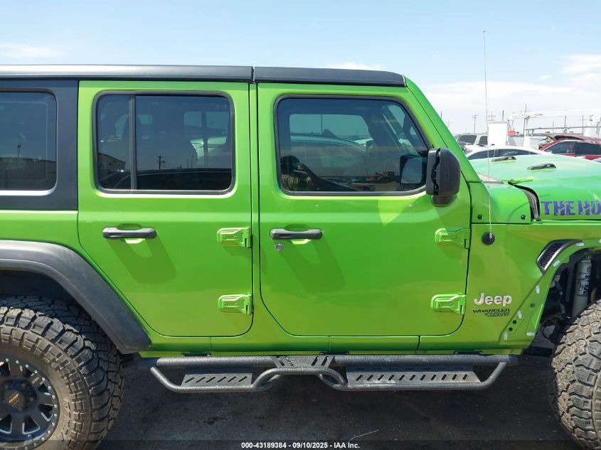 2018 Jeep Wrangler Unlimited Sport 4X4 VIN: 1C4HJXDGXJW262994 Lot: 43189384