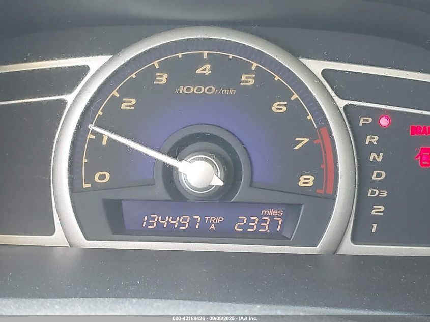 2009 Honda Civic Lx VIN: 2HGFA16539H504794 Lot: 43189426