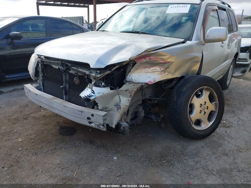 2004 Toyota Highlander Limited V6 VIN: JTEEP21A140050508 Lot: 43189492