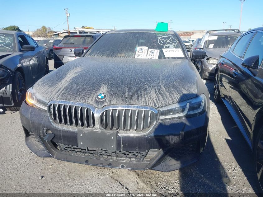 2021 BMW 530E VIN: WBA13AG02MCF53616 Lot: 43189497