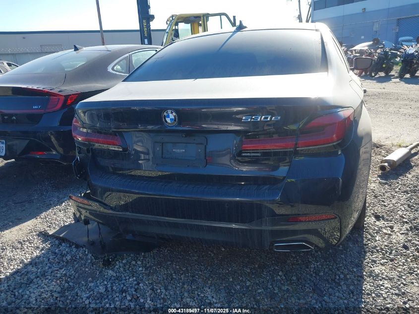 2021 BMW 530E VIN: WBA13AG02MCF53616 Lot: 43189497