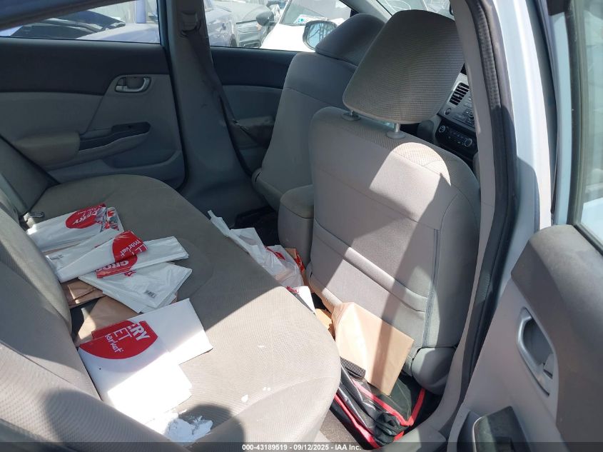 2012 Honda Civic Lx VIN: 2HGFB2F52CH588598 Lot: 43189519