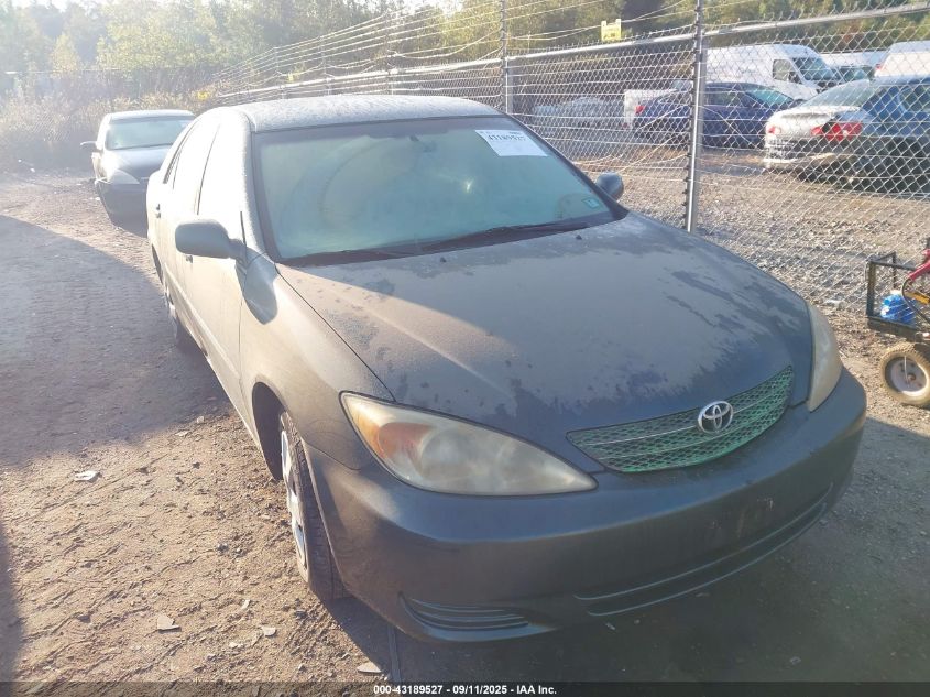 2002 Toyota Camry Le/Xle/Se VIN: 4T1BE32K32U547233 Lot: 43189527