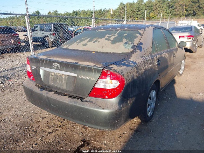 2002 Toyota Camry Le/Xle/Se VIN: 4T1BE32K32U547233 Lot: 43189527