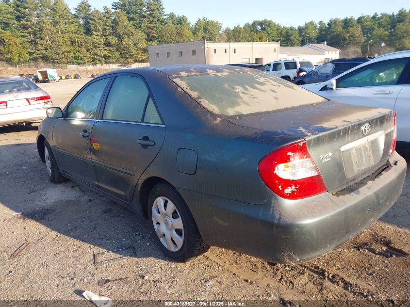2002 Toyota Camry Le/Xle/Se VIN: 4T1BE32K32U547233 Lot: 43189527